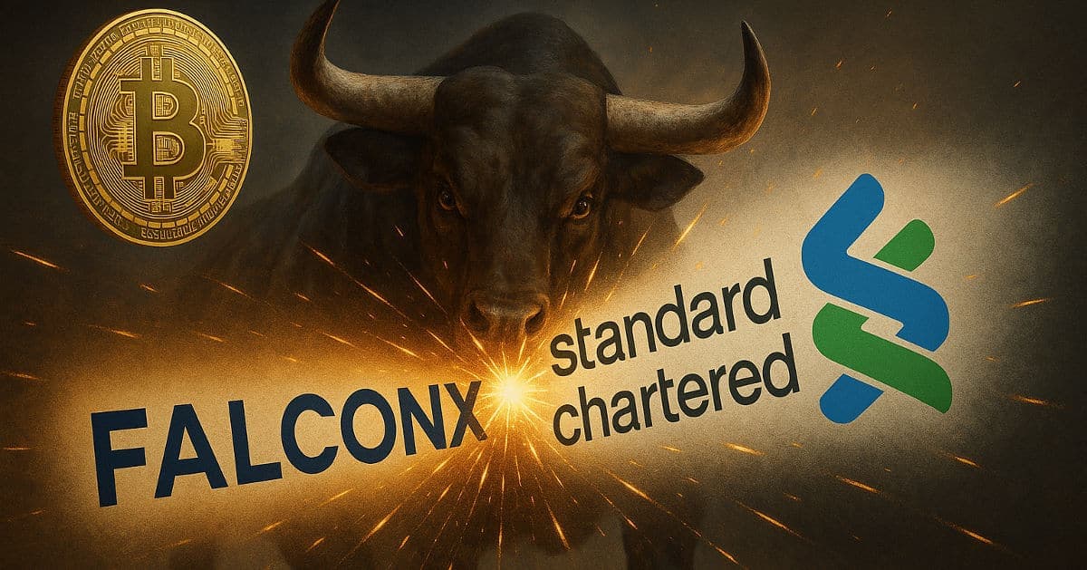スタンダードチャータード銀行、デジタル資産ブローカーのFalconXと提携
