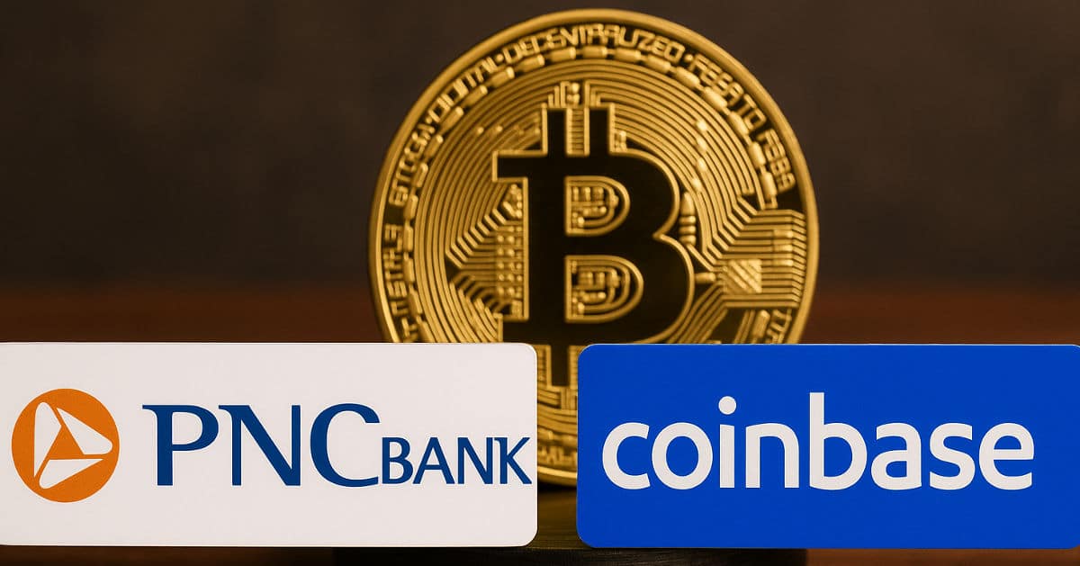 PNC銀行、Coinbaseと提携しビットコインおよび暗号資産サービスを開始