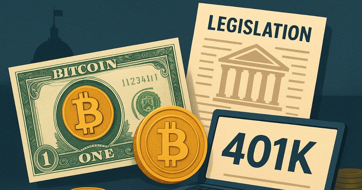 共和党新法案、トランプ大統領のビットコイン推進401(k)令を法制化へ