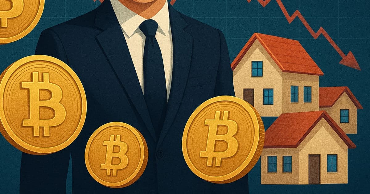 “不動産王”グラント・カードン、市場急落時にビットコイン購入を倍増